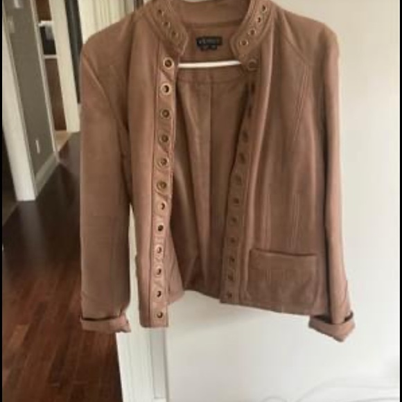 Venus leather jacket with hardware - Picture 1 of 2